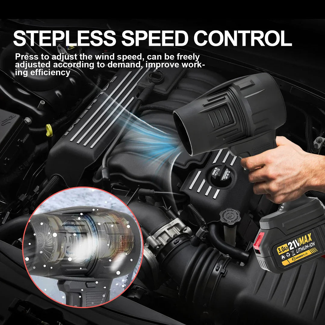 Handheld Leaf Blower - Portable Dust Cleaner & Car Dryer