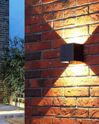 LED Outdoor Up Down Wall Light | Waterproof Metal Fixture for Patio. Garden & Entryway Illumination