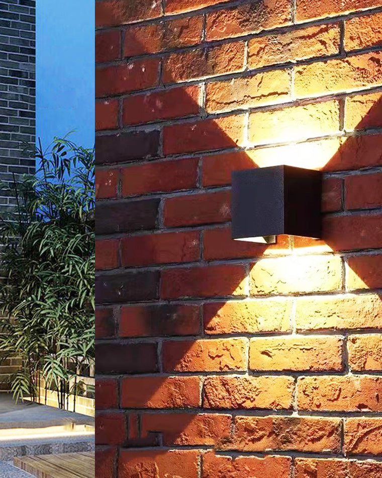 LED Outdoor Up Down Wall Light | Waterproof Metal Fixture for Patio. Garden & Entryway Illumination