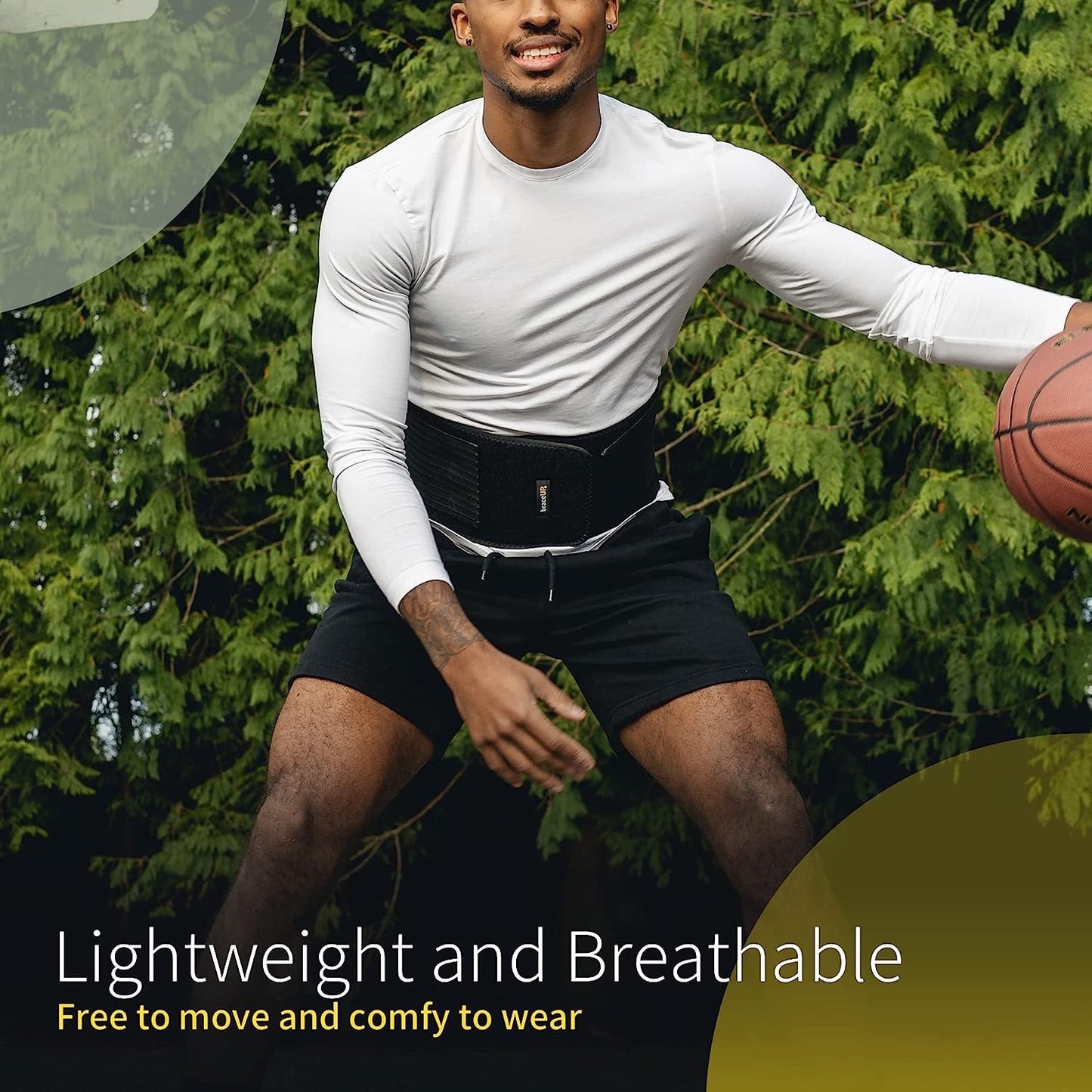 Back Pain Support Belt | Lightweight, Adjustable & Comfortable Lumbar Support for Instant Pain Relief