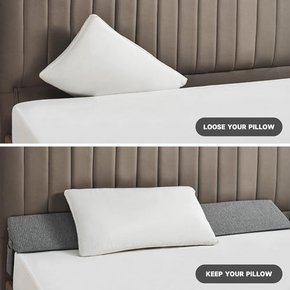 Gap Filler Wedge Pillow | Adjustable Height, Compact Design & Ideal for Twin, Queen, King Beds and Sofas