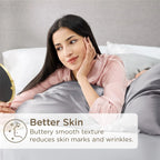 Silk Pillow Case (2 Pack) | Hypoallergenic, Anti-Aging & Ideal for Hair and Skin Care