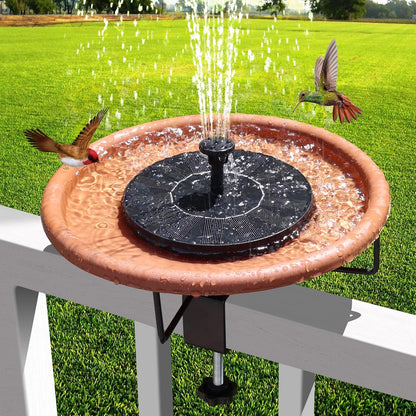 Solar-Powered Water Fountain | Effortless Installation & Multiple Spray Patterns for Garden Ponds and Birdbaths