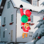 Christmas Inflatable 2.5M - Blow Up Christmas Outdoor Decoration - Build-in LED for Xmas Party, Garden, Lawn, Roof Decor
