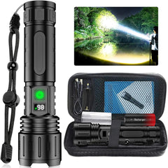 100000 Lumen Tactical Flashlight | World's Brightest High-Powered Torch