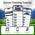 Football Pro Training Mat | Anti-Slip, 2x2m Size & Video Program for Skill Enhancement and Home Training
