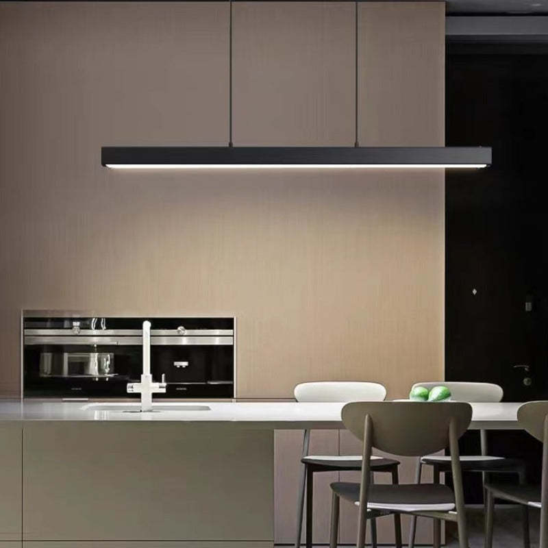 LED Pendant Light Fixture - Industrial Style with Adjustable Height - Perfect for Kitchen, Dining Room, and Loft Spaces