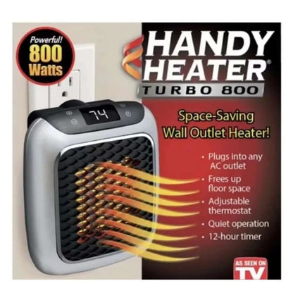 800W Mini Portable Electric Heater – Efficient Ceramic Heater for Quick Home Warmth
