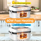 Food Container With Heater - Portable Microwave For Car