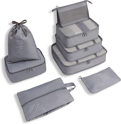 Easy-Pack Travel Cubes | 8-Piece Set for Organized Packing & Hassle-Free Travel