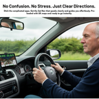 7" GPS Navigation System - Best Sat nav for Older Drivers UK | Real-Time Traffic Updates, Pre-Loaded UK & EU Maps for Cars & Trucks