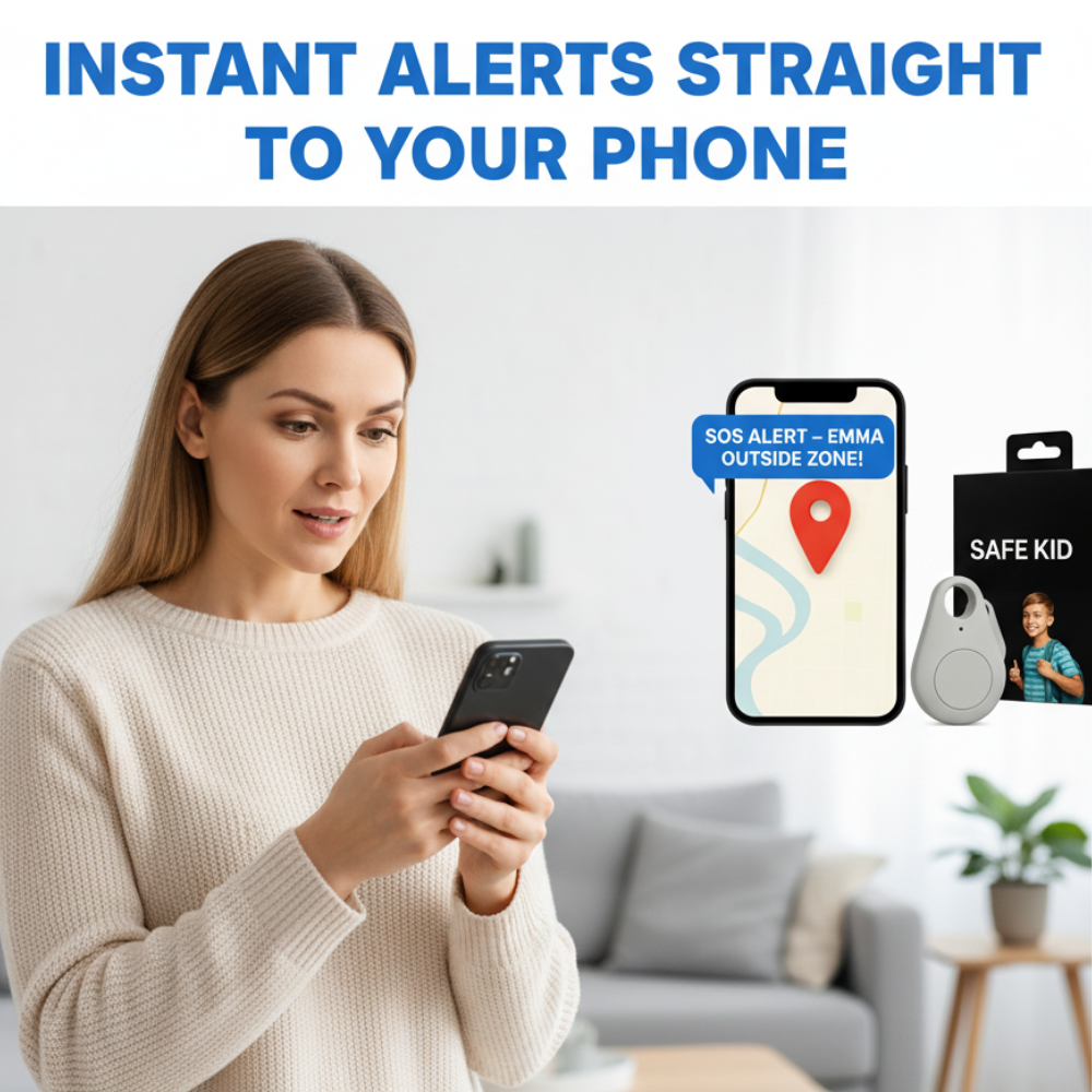 Child GPS Tracker | Waterproof, Real-Time Location & SOS Alerts for Kids' Safety