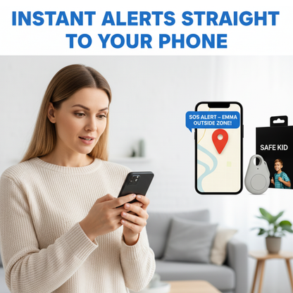 Child GPS Tracker | Waterproof, Real-Time Location & SOS Alerts for Kids' Safety
