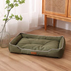Orthopedic Memory Foam Dog Sofa Bed - Ideal for Arthritis, Large Dogs & Removable Covers