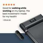 Treadmill Pad for Under Desk | Compact, Quiet & Ideal for Walking While Working  | Best Walking Pad Treadmill