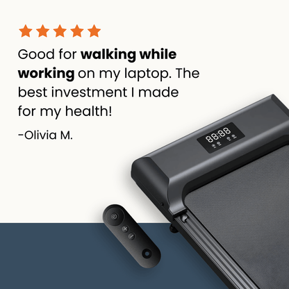 Treadmill Pad for Under Desk | Compact, Quiet & Ideal for Walking While Working  | Best Walking Pad Treadmill