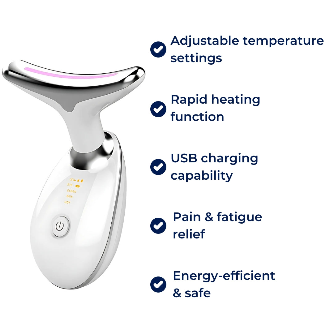 Facial Sculptor – EMS Microcurrent Device for Skin Tightening, Double-Chin & Wrinkle Reduction