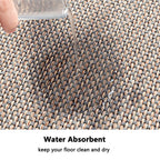 Indoor Entrance Door Mats: Non-Slip , Washable, Natural Coir for Kitchen, Patio, & Doorway - All Sizes