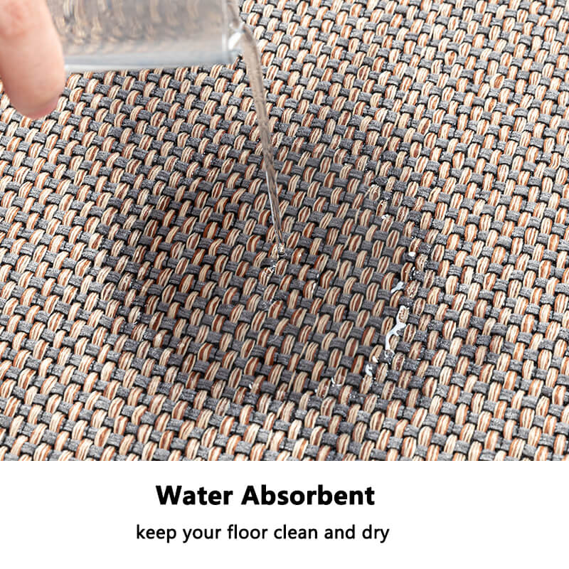 Indoor Entrance Door Mats: Non-Slip , Washable, Natural Coir for Kitchen, Patio, & Doorway - All Sizes