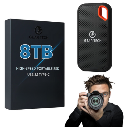 External Hard Drive for Photos – Portable SSD Storage for Photos & Videos from PC, Phone & iPhone (1TB–8TB)