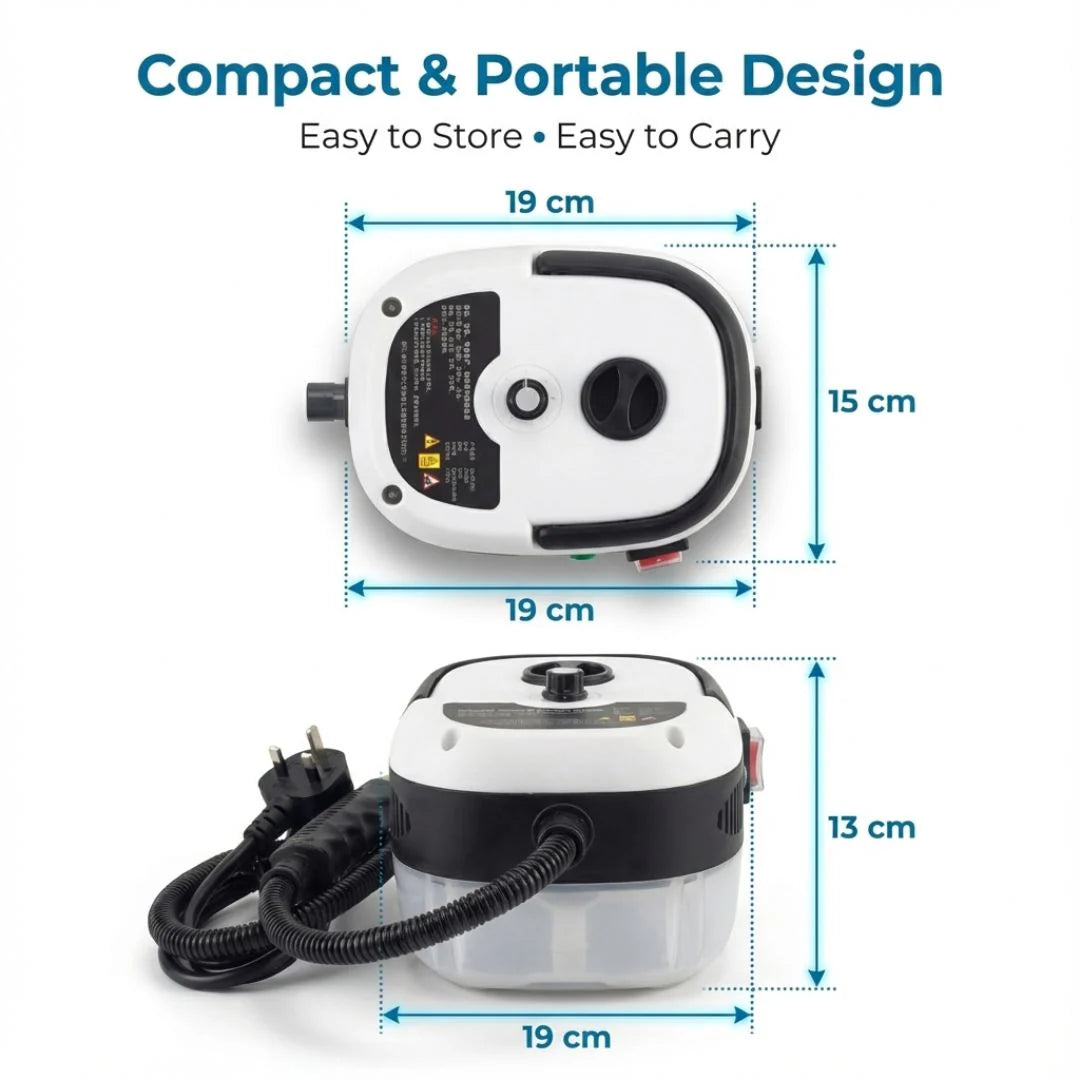 Handheld Steam Cleaner – High Temperature Steam | Portable Cleaning Machine for Grease & Grime Removal