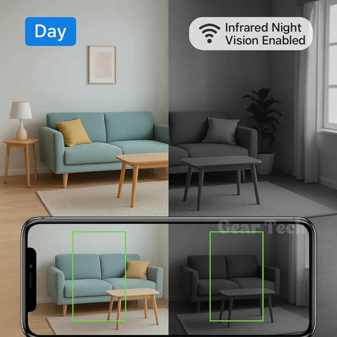 Mini Wireless Hidden Camera and Audio - Tiny Surveillance Mini Spy Cameras Wireless Nanny Monitoring