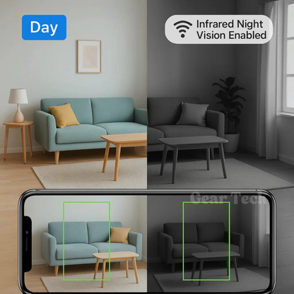 Mini Wireless Hidden Camera and Audio - Tiny Surveillance Mini Spy Cameras Wireless Nanny Monitoring