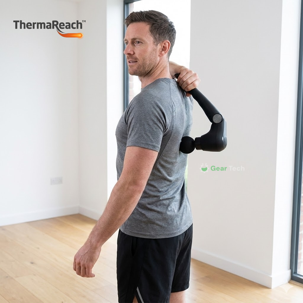 ThermaReach™ - Back Heater & Massager Gun