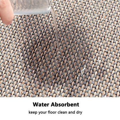 Woven Indoor Door Mats | Machine Washable. Non-Slip & Ideal for Home Decor and High-Traffic Areas