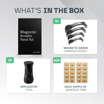 Magnetic Breathe Nasal Kit | Comfortable, Easy-to-Use & Ideal for Better Sleep and Quieter Breathing Nasal Breathing