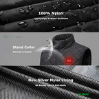 Women's Heated Gilet | 9 Heating Zones, Customisable Heat Settings & Lightweight Design for Cold Weather Activities