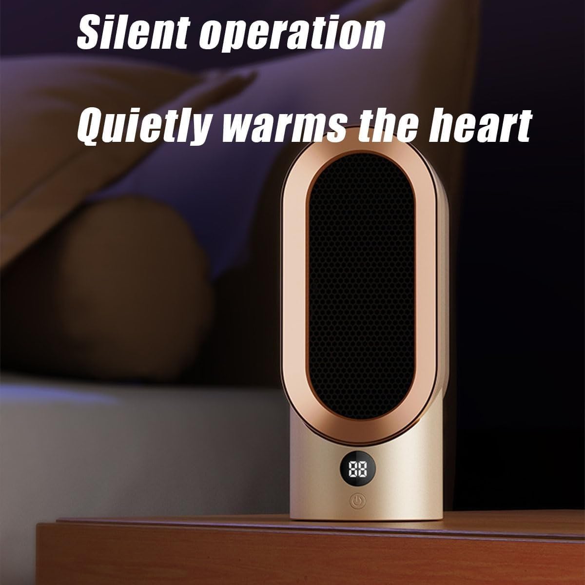 Heatsnap Portable Electric Heater | 800W Compact & Energy Efficient for Home, Office & Travel