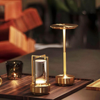 Wireless Waterproof Table Lamp | Touch-Sensitive, Adjustable Brightness & Ideal for Home Decor
