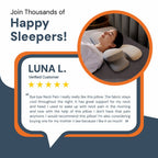 Side Sleeper Pillow | Ergonomic Memory Foam for Neck Pain Relief & Comfortable Sleep |Best Pillow for Back Pain