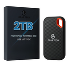 2TB External SSD Hard Drive – High-Speed Portable USB-C Solid State Storage for PC, Laptop & Mac