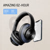 Image of OneOdio A-Series Active Noise Cancelling Wireless Headphones – Over-Ear Comfort | Bluetooth 5.0 - Built-in Microphone, Type C Charging & Carry Case