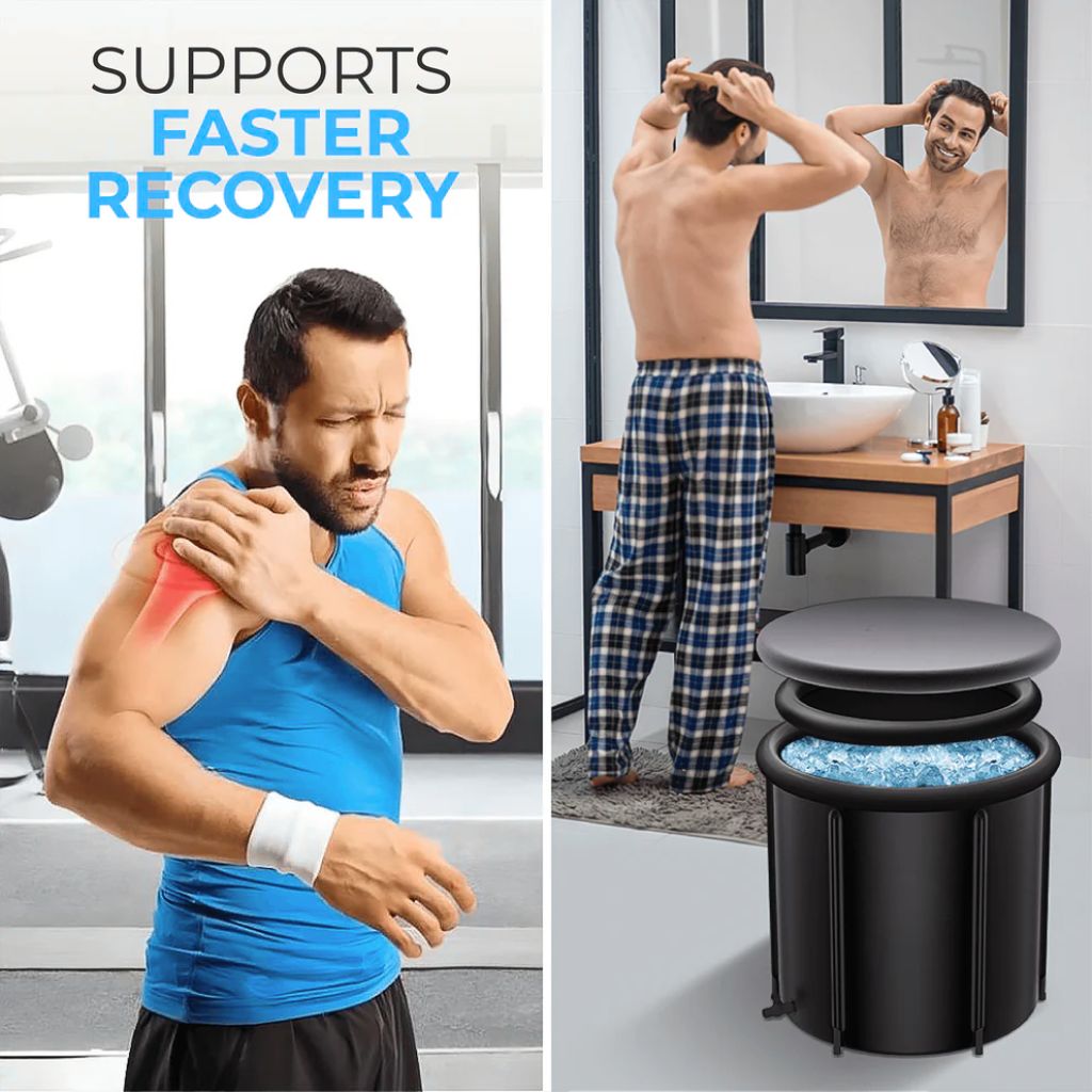 Portable Ice Bath Pod | 420L Capacity, 5-Layer Insulation for Muscle Recovery & Cold Therapy After Workouts