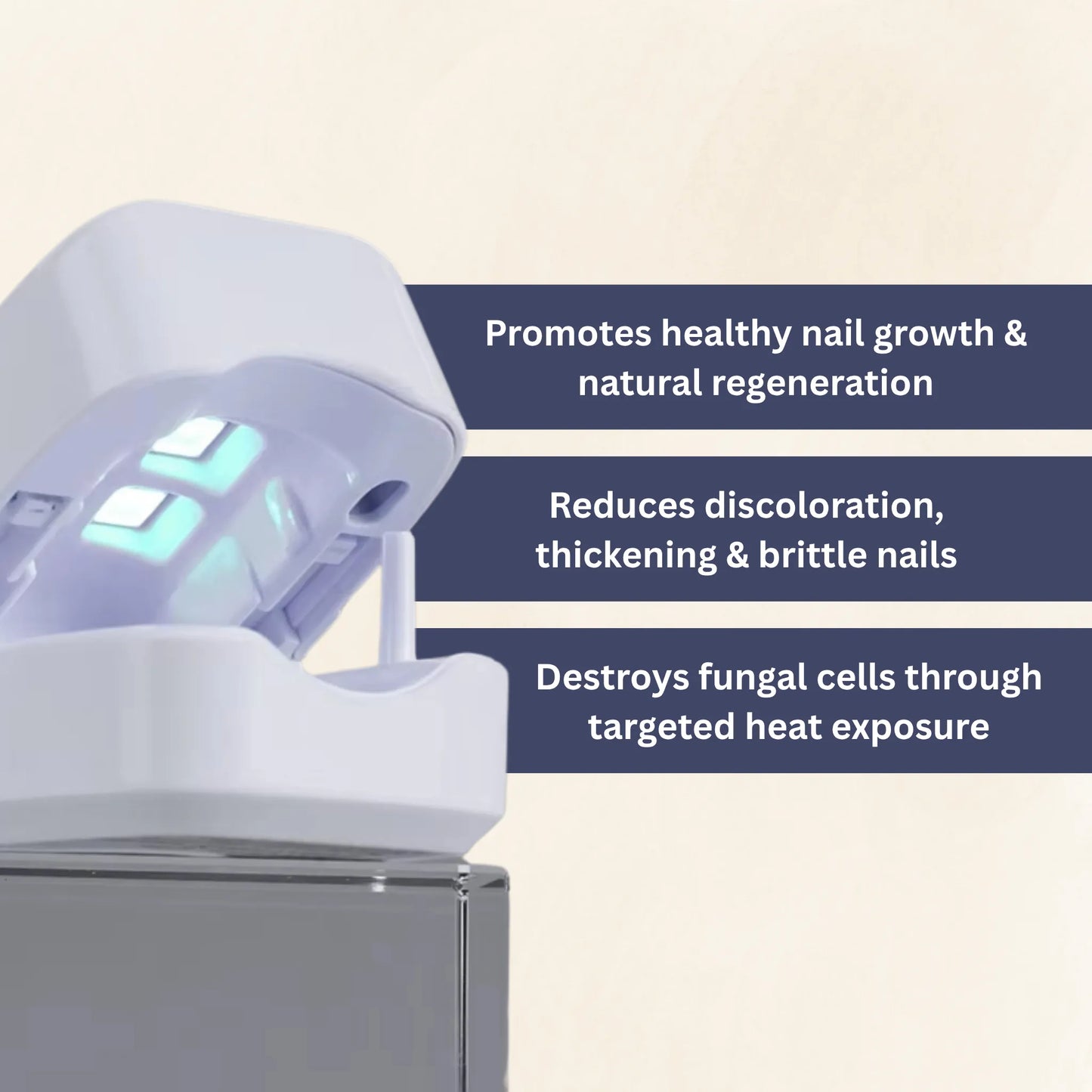 Ultraviolet Light for Nail Fungus Therapy Device | Portable, Easy-to-Use & Effective for Home Treatment