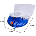 Large Pool Leaf Vacuum | Powerful Suction, Easy Maneuverability & Ideal for Inground and Above Ground Swimming Pools
