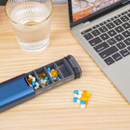 Weekly Pill Organizer | Premium Aluminium Design for Home, Office & Travel Use