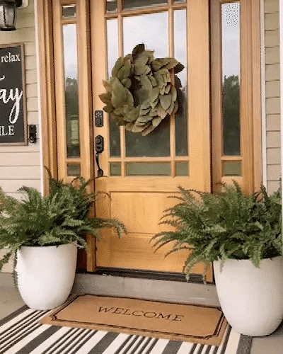 UV Resistant Artificial Boston Fern | Lifelike, Waterproof & Maintenance-Free for Outdoor Décor