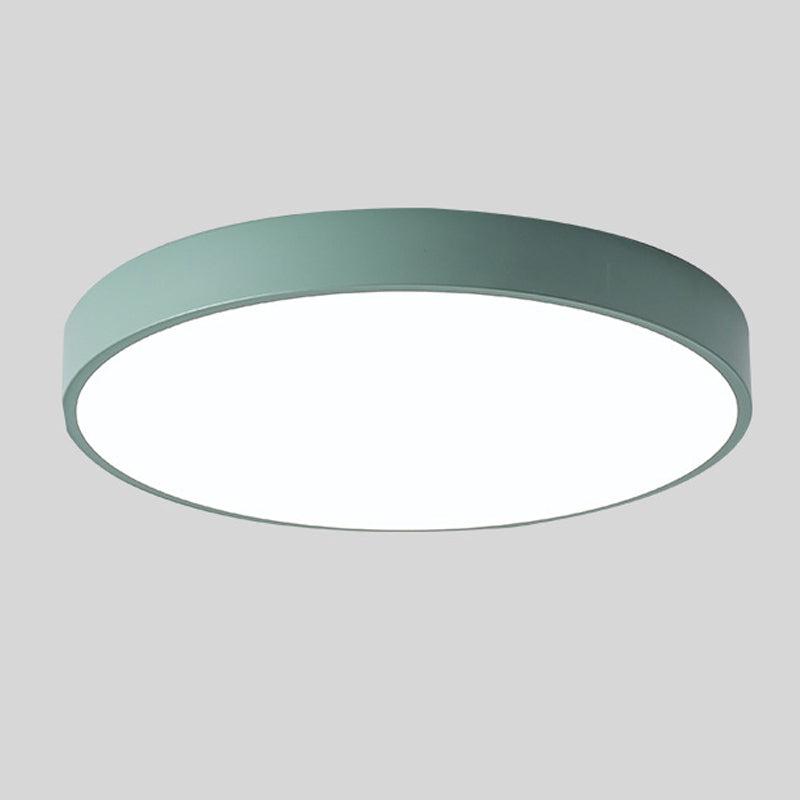 Scandinavian Circular LED Ceiling Light | Soft Illumination, Minimalist Design & Ideal for Bedrooms and Work Areas