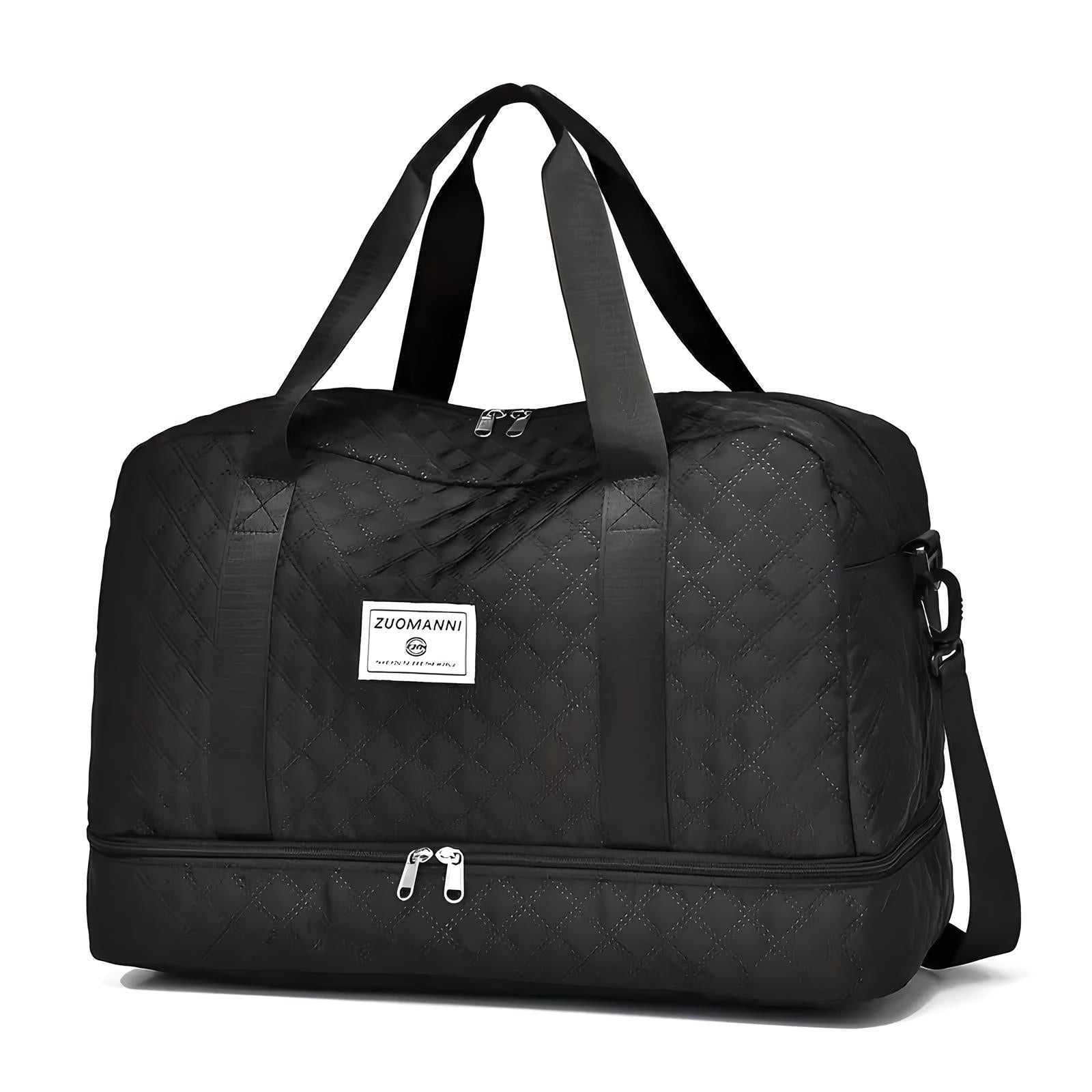 Spacious Weekender Duffle Bag | Water-Resistant, Multi-Compartment & Ideal for Short Trips and Gym Sessions