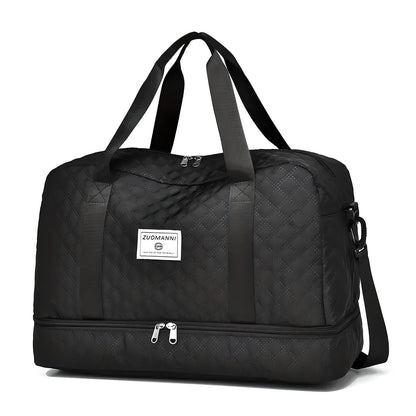 Spacious Weekender Duffle Bag | Water-Resistant, Multi-Compartment & Ideal for Short Trips and Gym Sessions