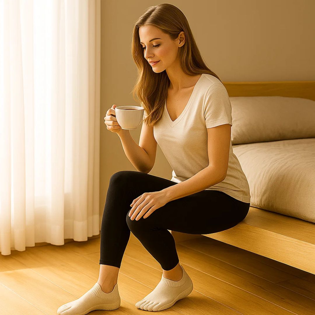 Barefoot Sock Shoes – Toe-Separated Zero-Drop Flexible Sole Knit Upper for Natural Balance & Daily Wear