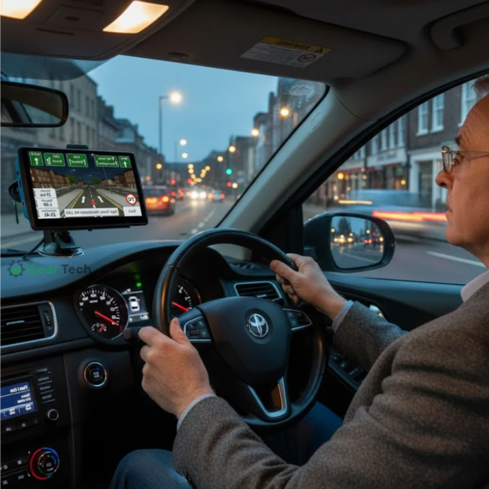 7" GPS Navigation System - Best Sat nav for Older Drivers UK | Real-Time Traffic Updates, Pre-Loaded UK & EU Maps for Cars & Trucks