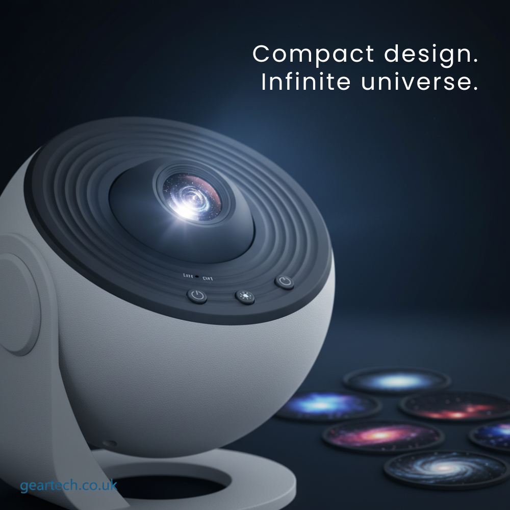 Galaxy Projector with 360° Rotation - Stunning Room-Wide Night Sky View
