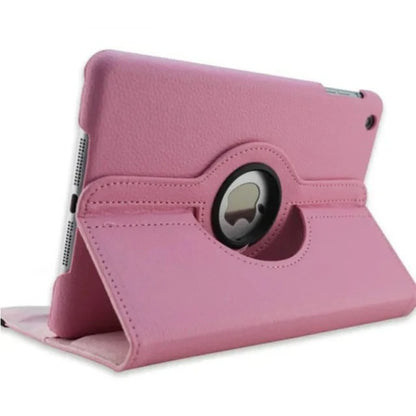 360-Degree Rotating Smart Leather Stand Case for iPad – Auto Sleep/Wake, Protective Cover