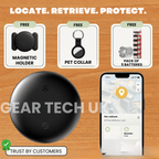 GPS Tracker for Children | Real-Time Location, Waterproof & No Subscription Required for Peace of Mind