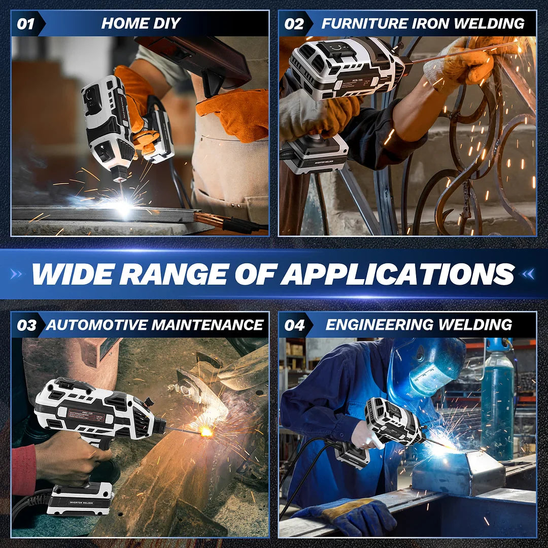 Cordless Welder Machine - Portable Battery Powered Welding Machine – Cordless Inverter Welder for Steel & Aluminium